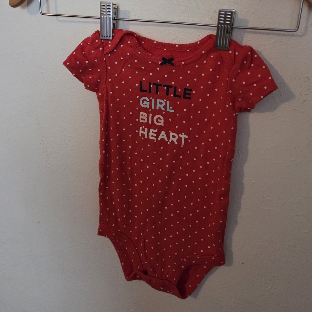 Carter's Red Polka Dot Bodysuit